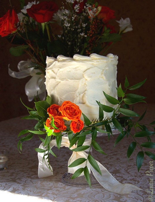 WeddingCakeOrange&amp;Greenery